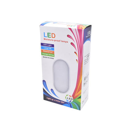 TORTUGA LED 15W NEGRA OVALADA FRIA 6500K LH-2769