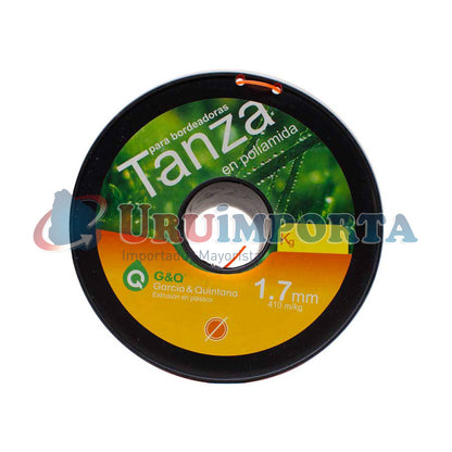 TANZA BORDEADORA REDONDA 1.7MM 450M URUGUAY 11015