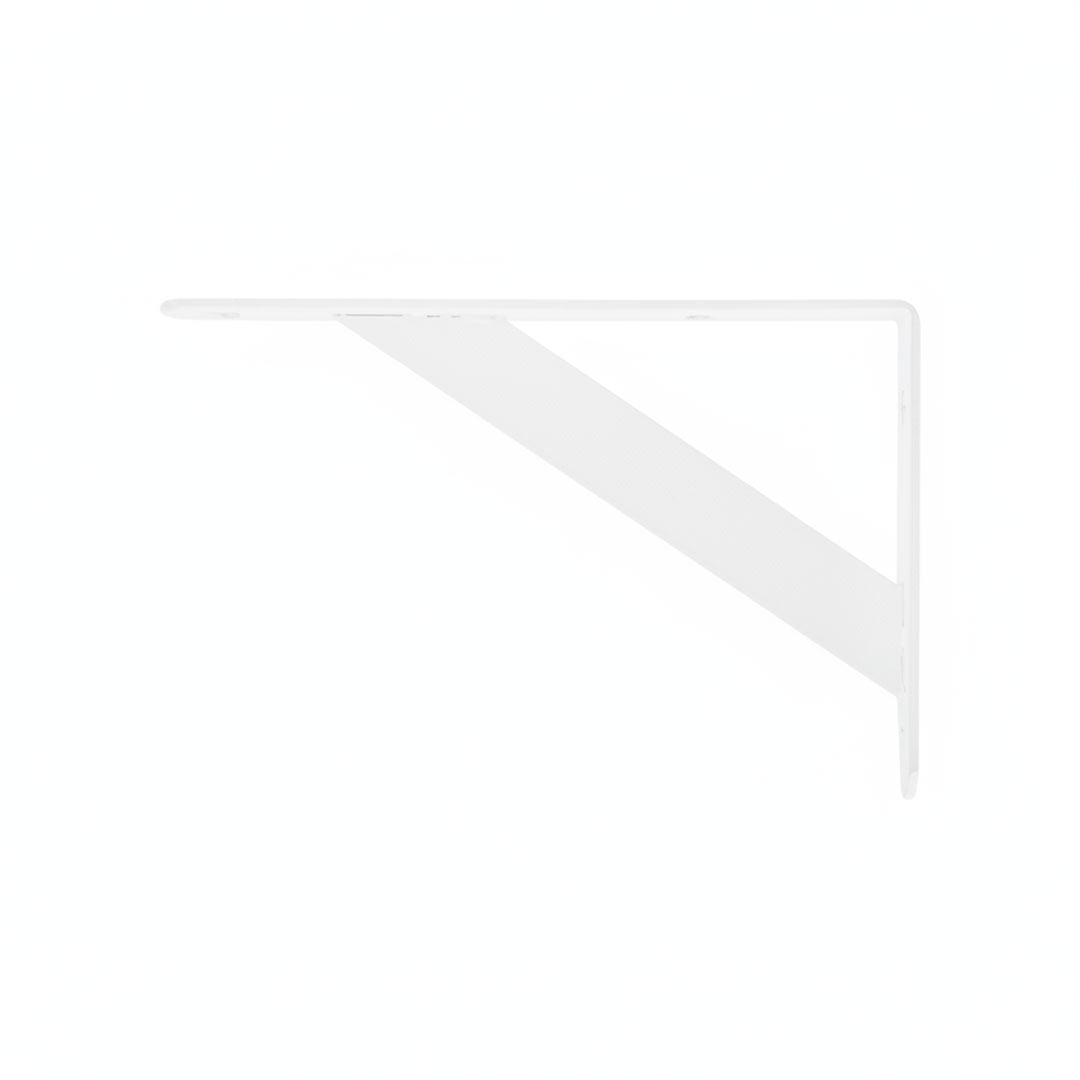 SOPORTE METALICO BLANCO 20X12 CM P/ESTANTE LH-2936