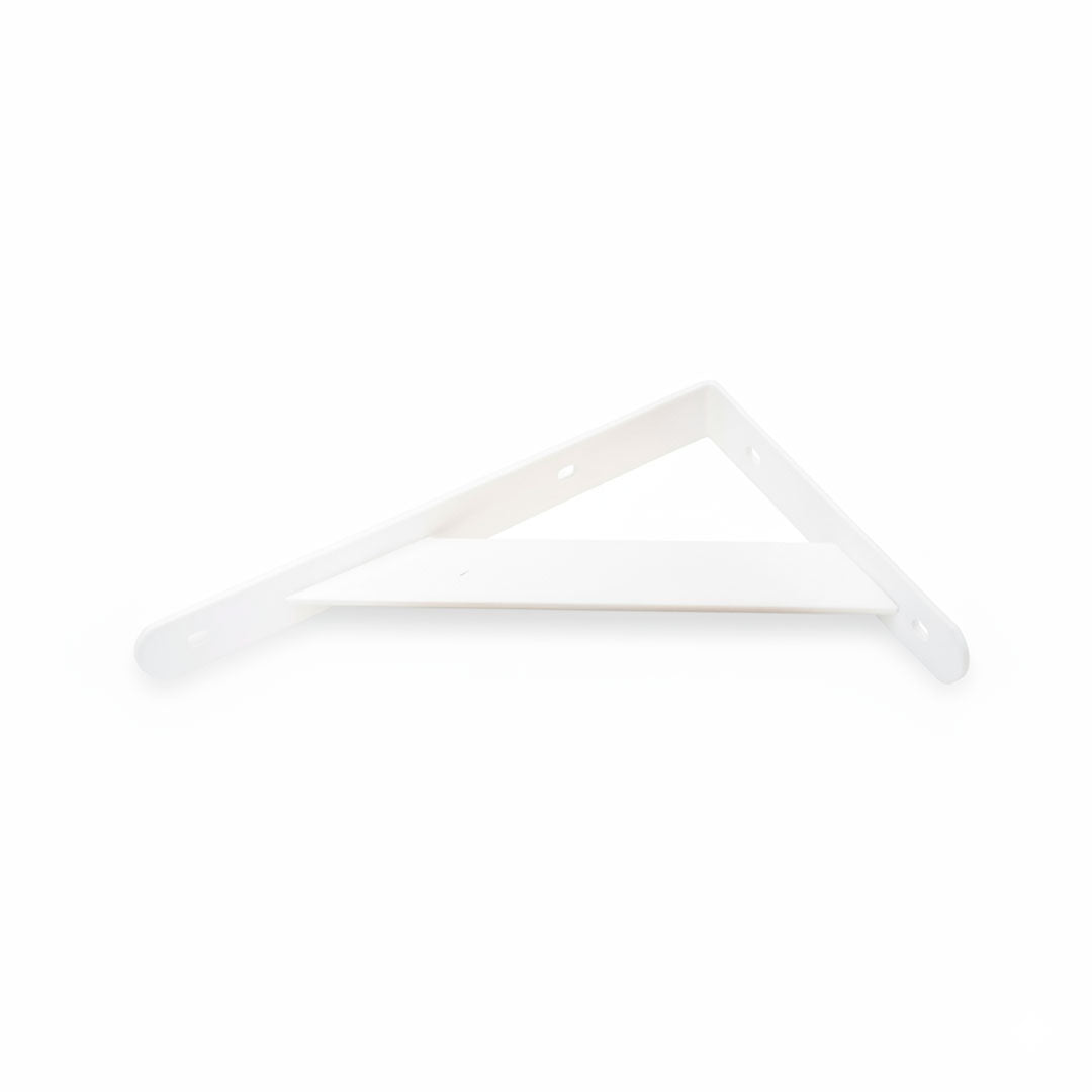 SOPORTE METALICO BLANCO 20X12 CM P/ESTANTE LH-2936