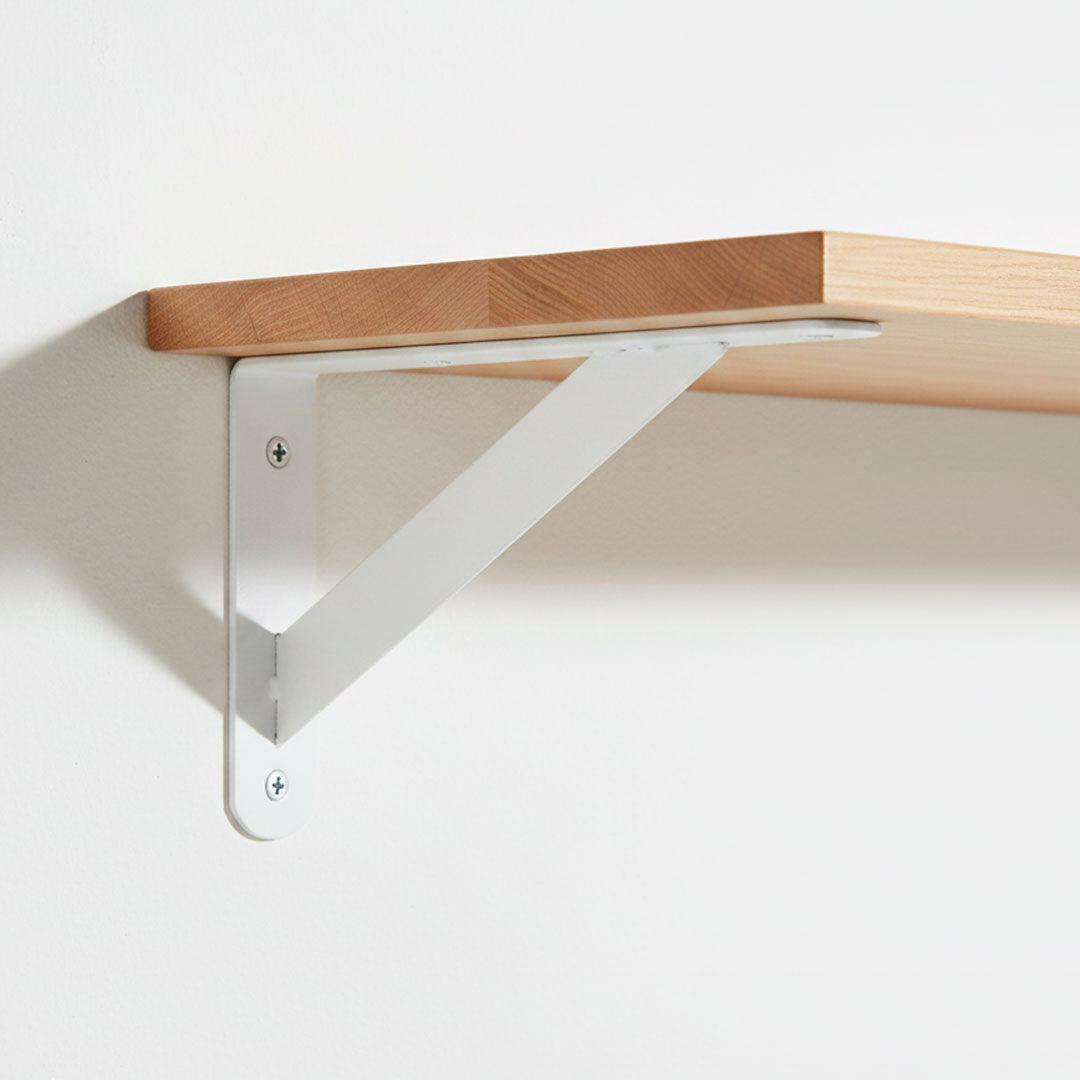 SOPORTE METALICO BLANCO 20X12 CM P/ESTANTE LH-2936