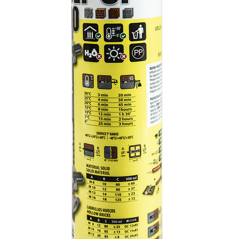 ADHESIVO ANCLAJE 300ML POLY-SF 300 PENNSYLVANIA