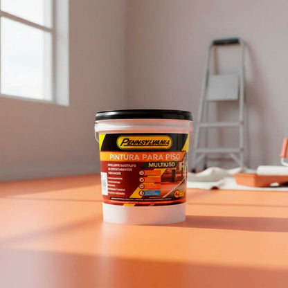 PINTURA PARA PISOS NARANJA 4 KILOS PENNSYLVA