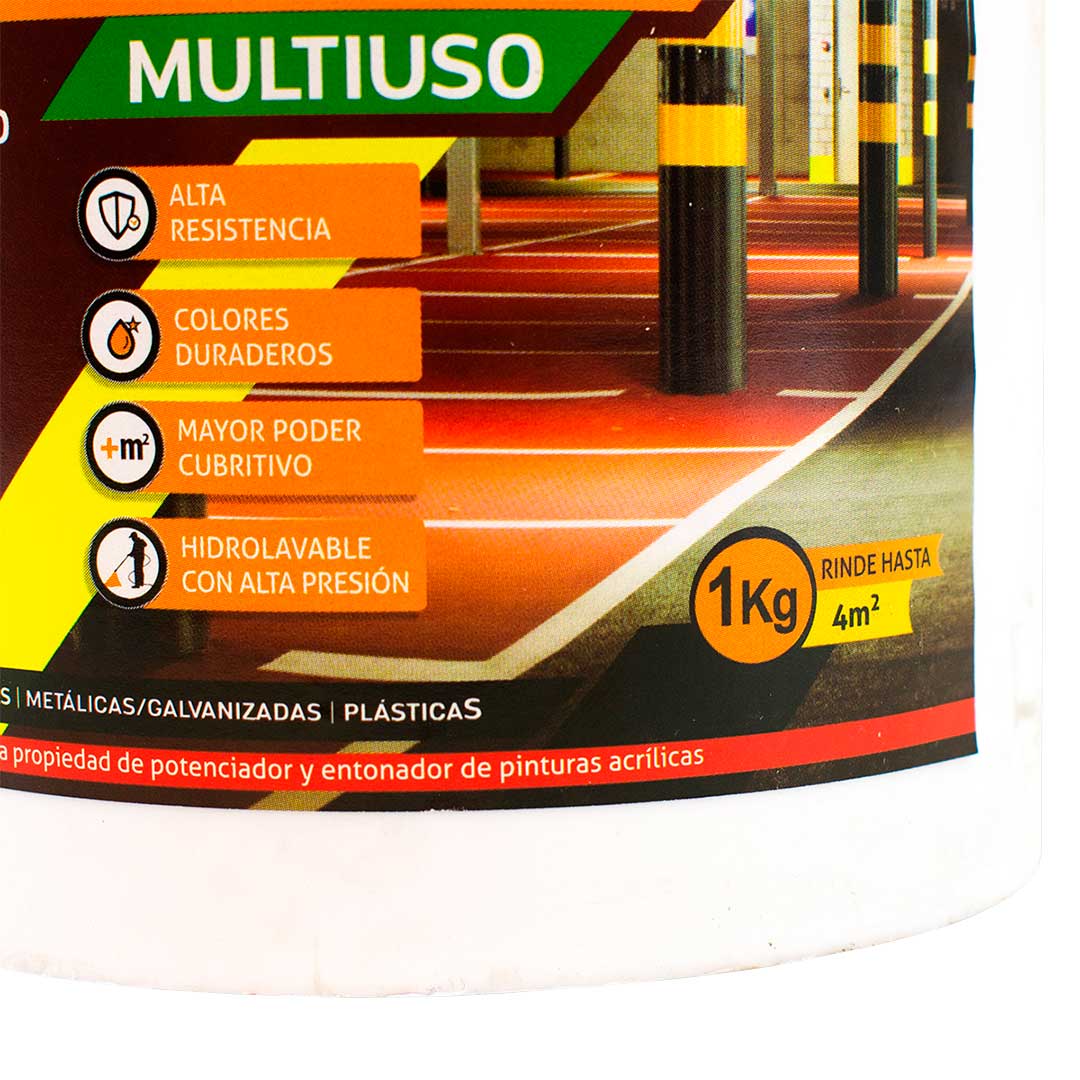 PINTURA PARA PISOS NARANJA 1 KILO PENNSYLVA