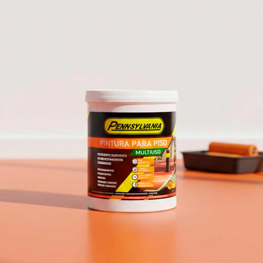 PINTURA PARA PISOS NARANJA 1 KILO PENNSYLVA