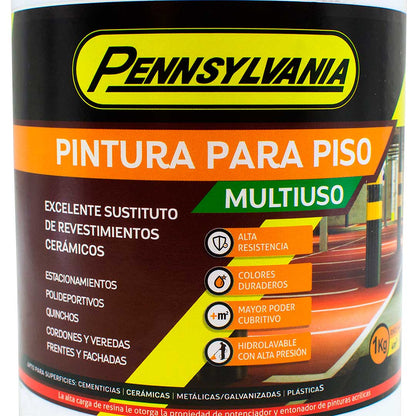 PINTURA PARA PISOS AMARILLO 1 KILO PENNSYLVANIA