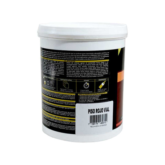 PINTURA PARA PISOS ROJO VIAL 1 KILO PENNSYLVA