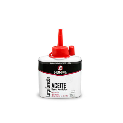 ACEITE 3 EN 1 30ML LARGA DURACION MULTIUSO 9089
