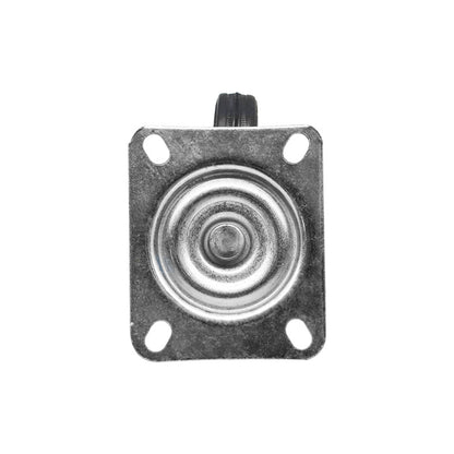 RUEDA NEGRA BASE METALICA 3.5″ GIRATORIA LH-4360