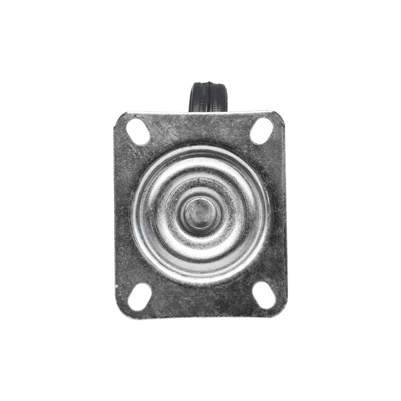 RUEDA NEGRA BASE METALICA 3.5″ GIRATORIA LH-4360