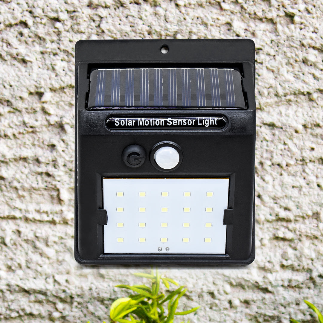 FAROL SOLAR LED CON SENSOR DE MOVIMIENTO LH-3118
