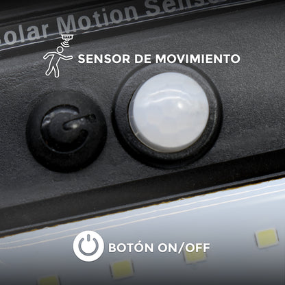 FAROL SOLAR LED CON SENSOR DE MOVIMIENTO LH-3118