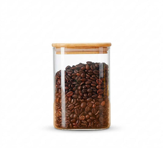 FRASCO 950ML DE VIDRIO CUADRADO ALTURA 16CM LH3130