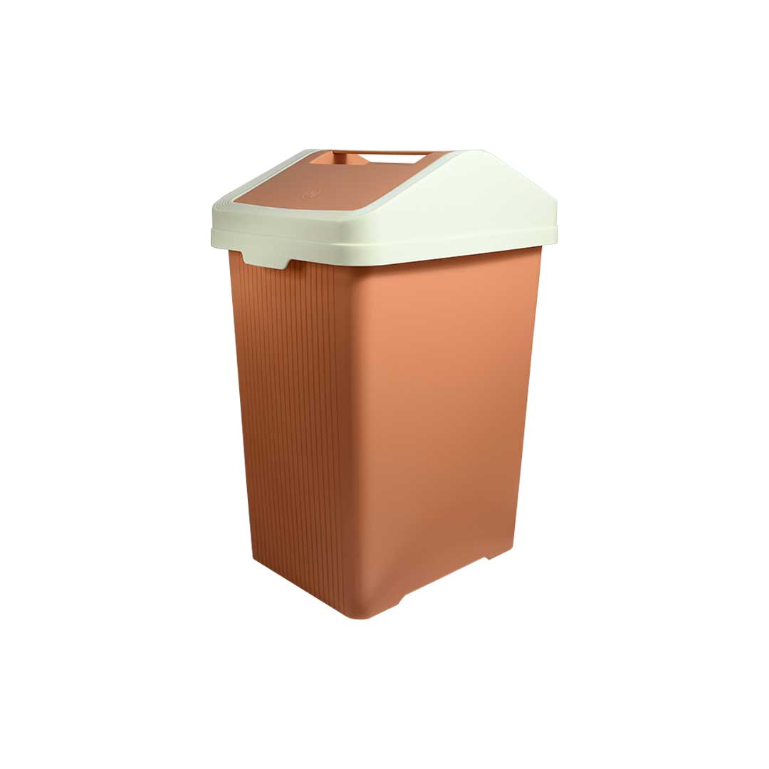 PAPELERA PLASTICA C/TAPA C/VARIO BSJ-2399 GM-E8322