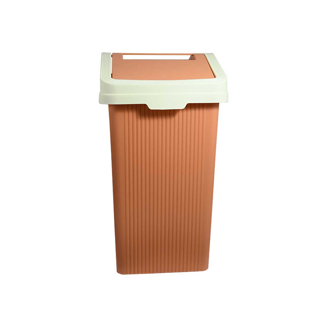PAPELERA PLASTICA C/TAPA C/VARIO BSJ-2399 GM-E8322