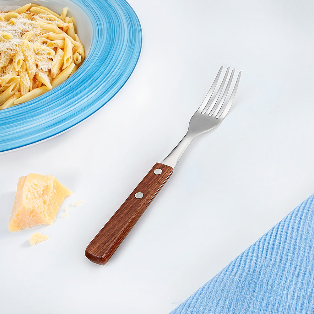 TENEDOR 6PZ MANGO MADERA EB BOLSA LH-3736