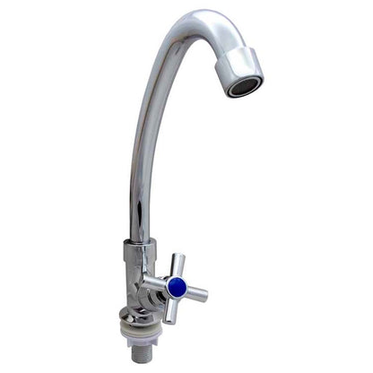 GRIFO PLASTICO CROMADO PICO ALTO DE MESADA LH-1893