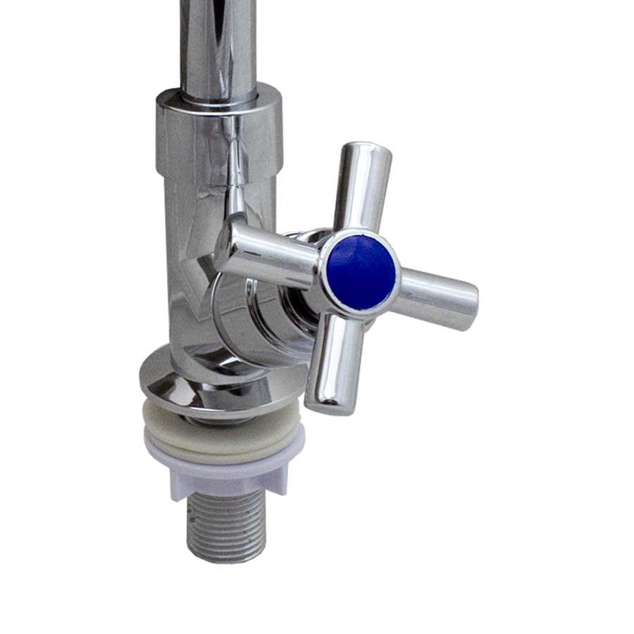 GRIFO PLASTICO CROMADO PICO ALTO DE MESADA LH-1893