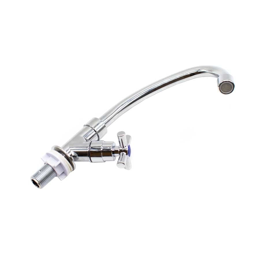 GRIFO PLASTICO CROMADO PICO ALTO DE MESADA LH-1893