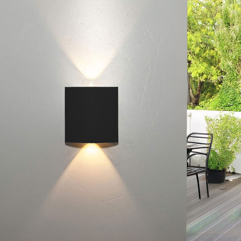 LUMINARIA BIDIRECCIONAL NEGRA 1 LUZ LH-3863