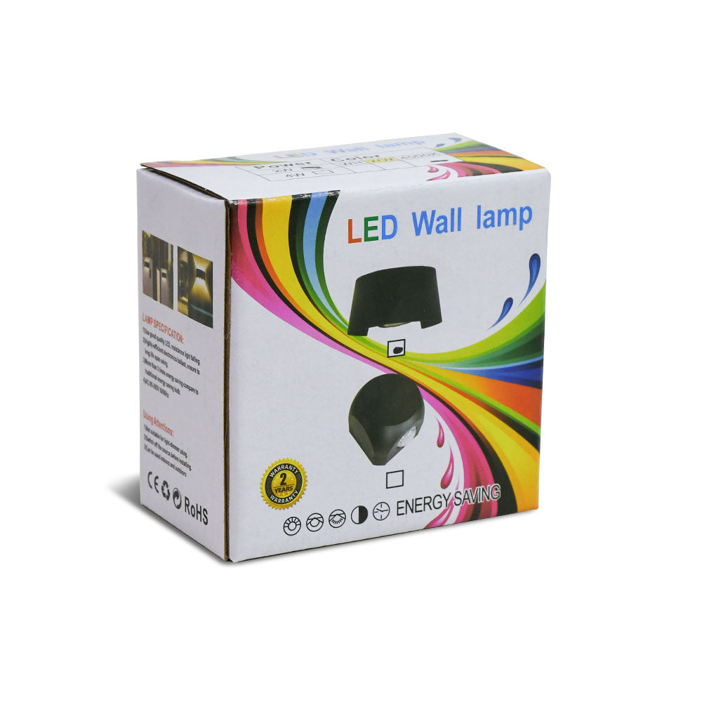 LUMINARIA BIDIRECCIONAL NEGRA 1 LUZ LH-3863
