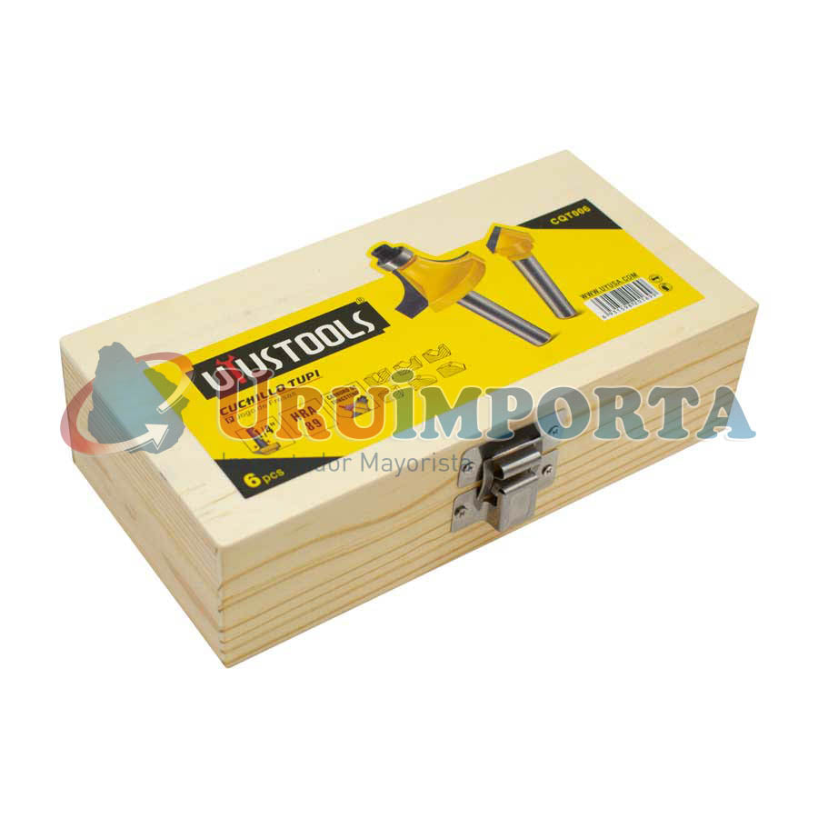FRESA 6 PZ P/MADERA UYUSTOOLS CQT006