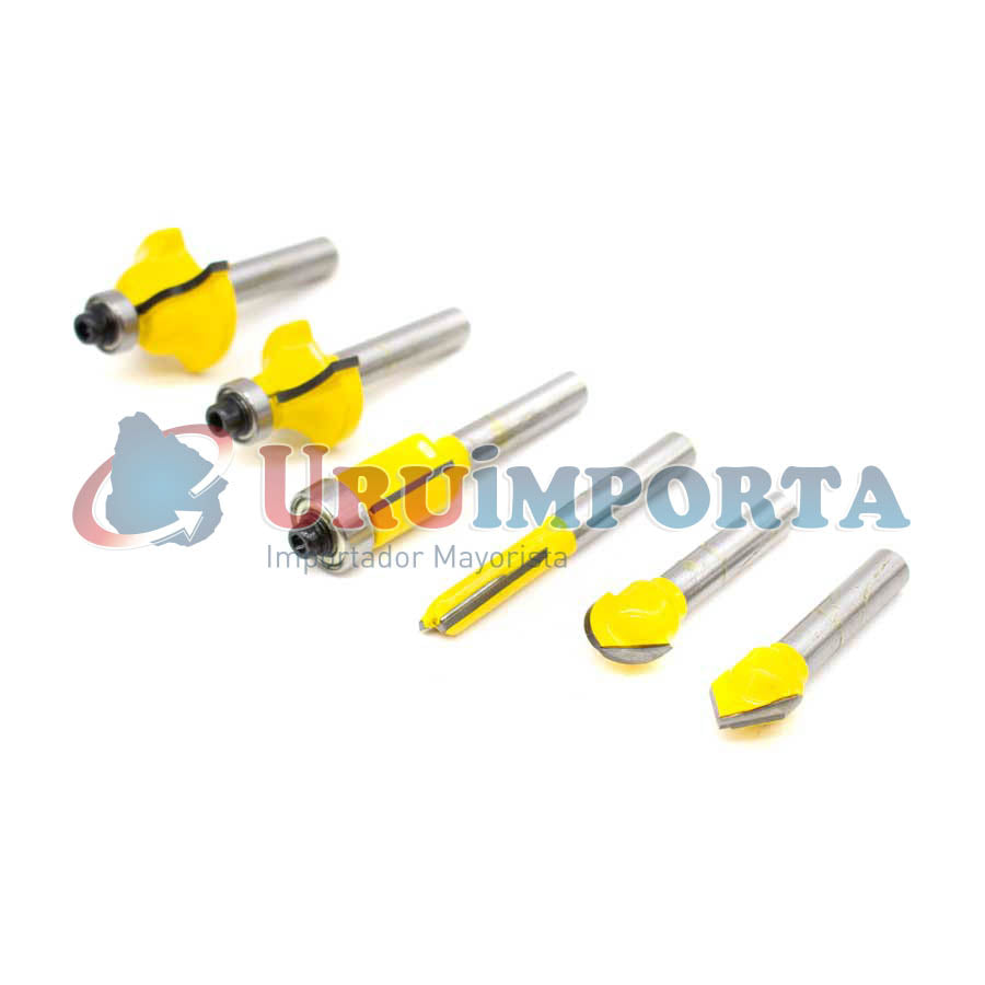 FRESA 6 PZ P/MADERA UYUSTOOLS CQT006