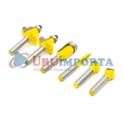 FRESA 6 PZ P/MADERA UYUSTOOLS CQT006