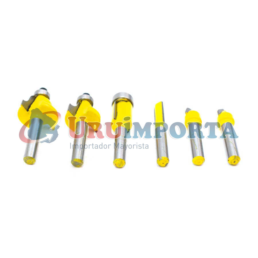 FRESA 6 PZ P/MADERA UYUSTOOLS CQT006