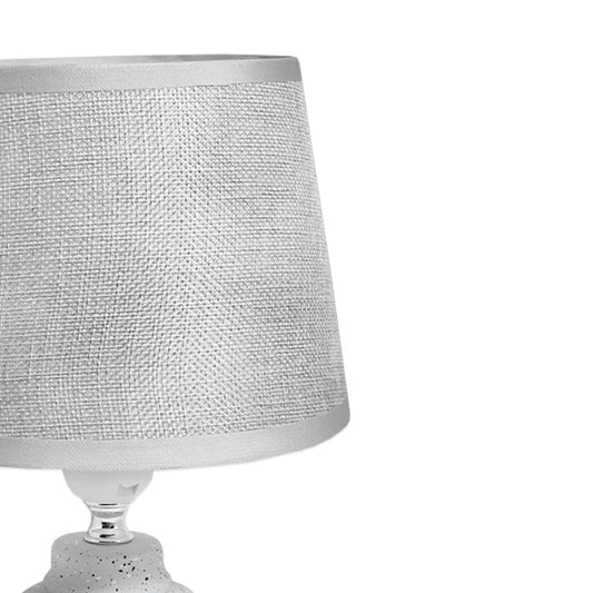 LAMPARA BEIGE O GRIS DE MESA LH-3921