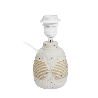 LAMPARA BEIGE O GRIS DE MESA LH-3921