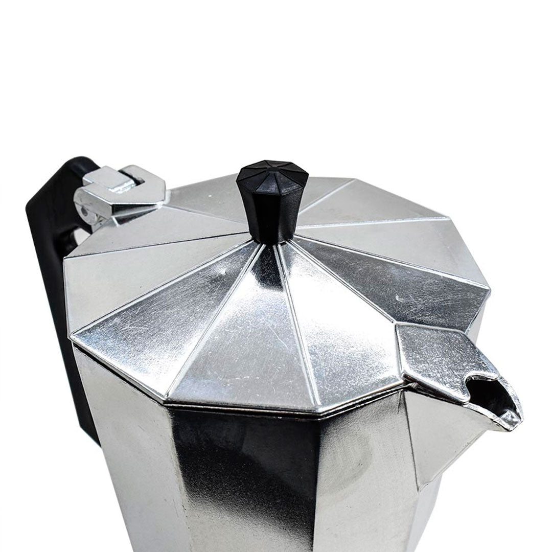 CAFETERA 9 TAZAS METALICA TIPO ITALIANA GM-R4514