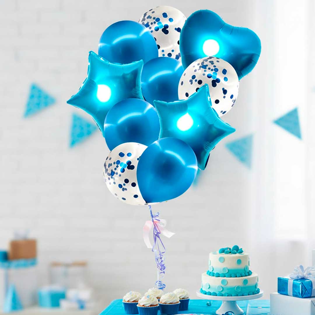 SET DE GLOBOS P/FIESTA 10PZ BLISTER    RC2738