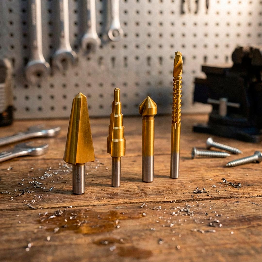 SET DE MECHA CONICA 4PZ 8-20/4-12/12,4/6MM BHS011
