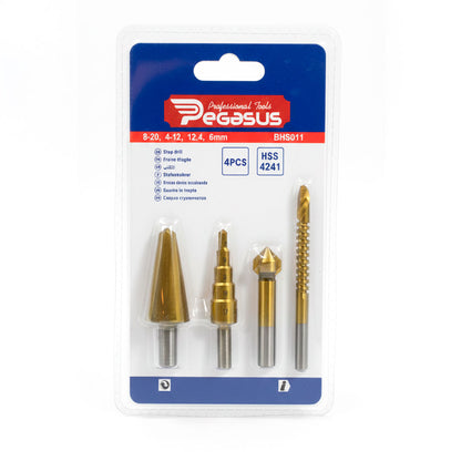 SET DE MECHA CONICA 4PZ 8-20/4-12/12,4/6MM BHS011