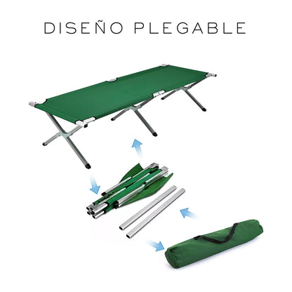 CATRE PLEGABLE DE LONA Y ALUMINIO LH-3985