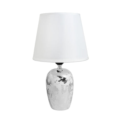 LAMPARA DE MESA PINTADA DORADA PLATEADA LH-3923