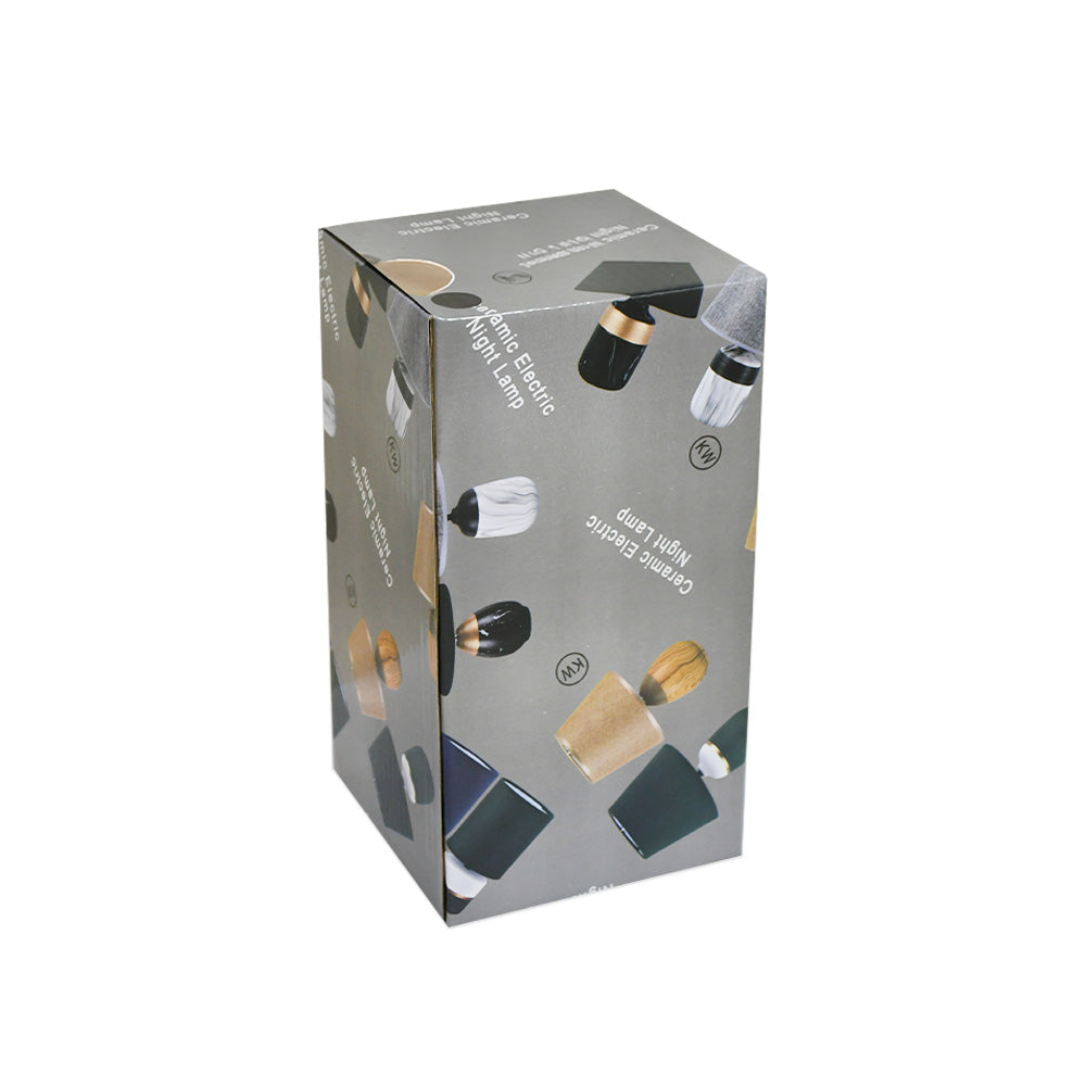 LAMPARA DE MESA PINTADA DORADA PLATEADA LH-3923