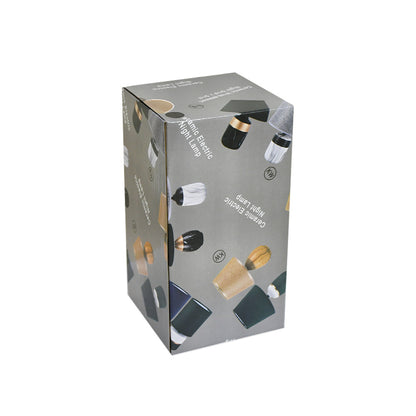 LAMPARA DE MESA PINTADA DORADA PLATEADA LH-3923