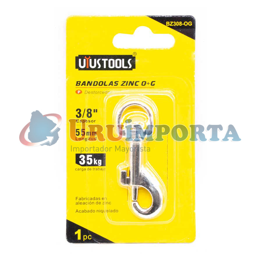 MOSQUETON 3/8″ 55MM UYUSTOOLS BZ308-OG