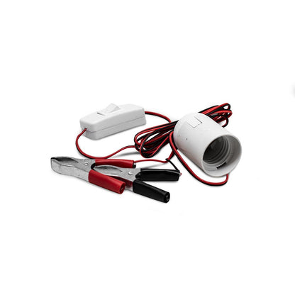 LAMPARA LED 12W 12V CON PINZAS P/BATERIA LH-3398
