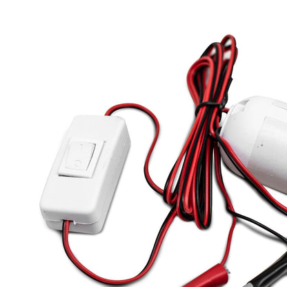 LAMPARA LED 12W 12V CON PINZAS P/BATERIA LH-3398