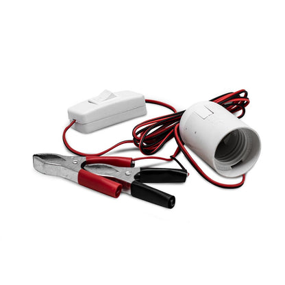 LAMPARA LED 18W 12V CON PINZAS P/BATERIA LH-3399