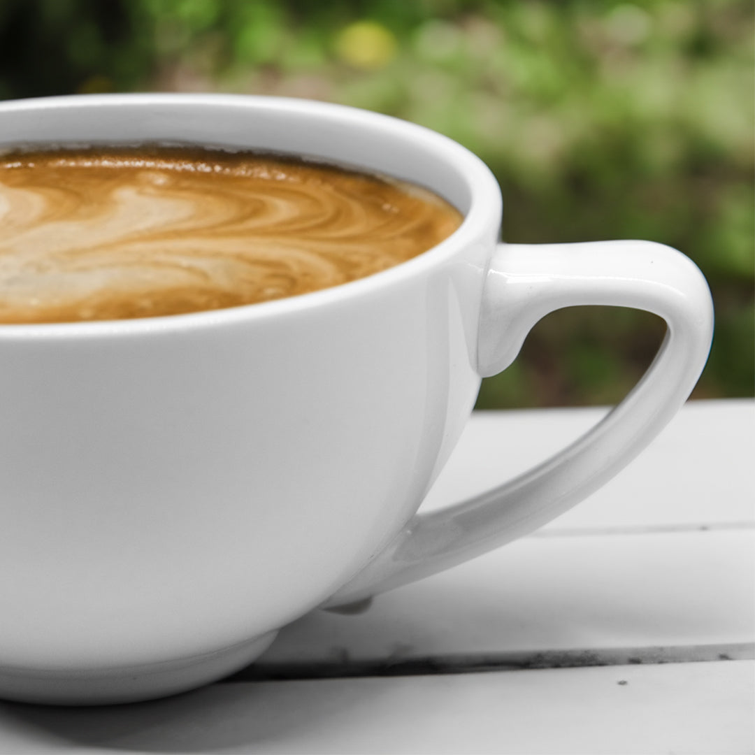 TAZA 260ML CERAMICA BLANCA LH-3823