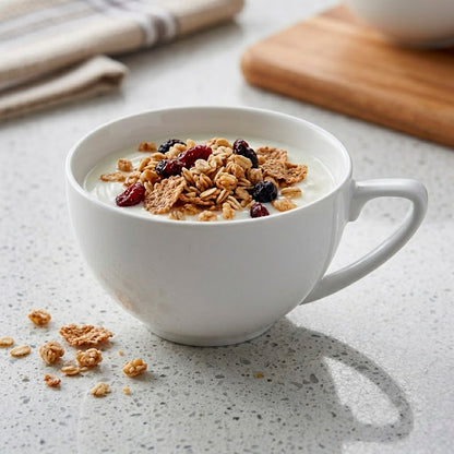 TAZA 260ML CERAMICA BLANCA LH-3823