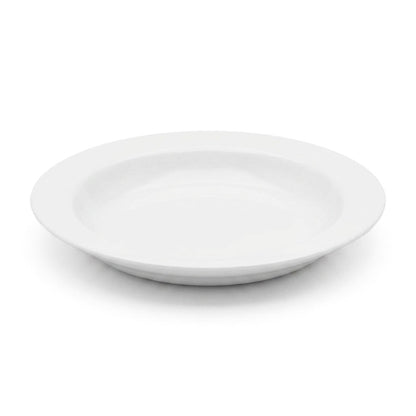 PLATO HONDO 23CM CERAMICO BLANCO LISO LH-3800
