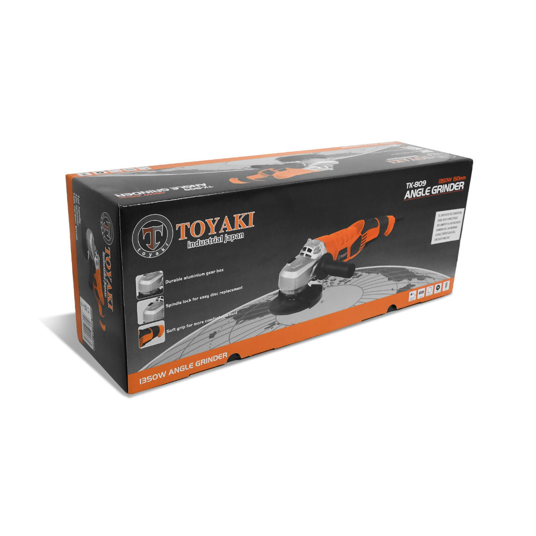 AMOLADORA ANGULAR 6″ 1350W TOYAKI TK-809