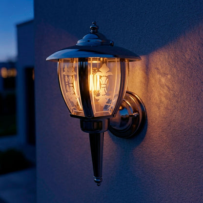 FAROL TIPO COLONIAL METALICO EMPAVONADO LH-2069