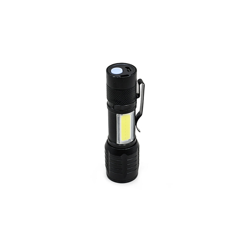 LINTERNA METALICA RECARGABLE BOX PLASTICO LH-3246