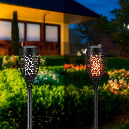FAROL ANTORCHA SOLAR LED PARA JARDIN 40CM LH-3238